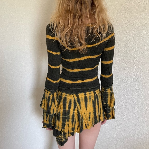 Unique asymmetrical hippie/grungy/cottage-core dress! - Picture 5 of 5